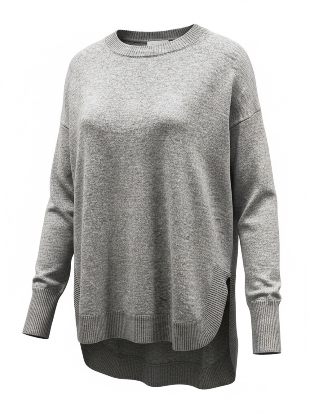 J.Crew Italian-Spun 100% Cashmere Gray Oversized Sweater Tunic – Size M